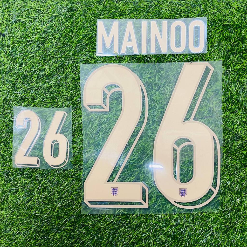 Mainoo 26 ชื่อ + เบอร์ + nns สําหรับเจอร์ซีย์