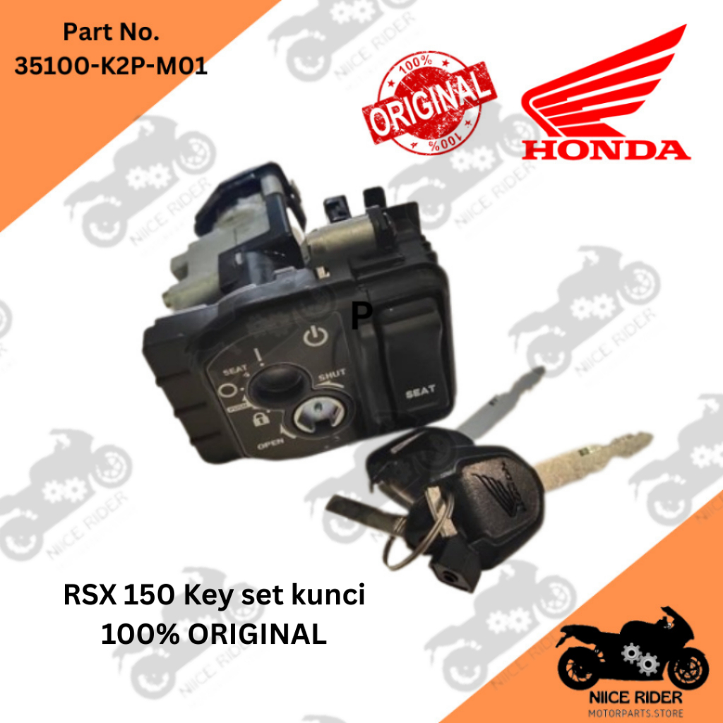 RSX 150 Key set kunci Honda ori 100% 35100-K2P-M01
