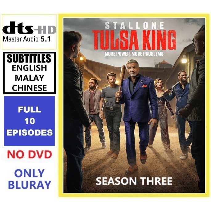 T2D138 Tulsa King ซีซั่น 3 (2025) [10 EPISODES] (2 แผ่น) Action/Crime Aksi/Jenayah