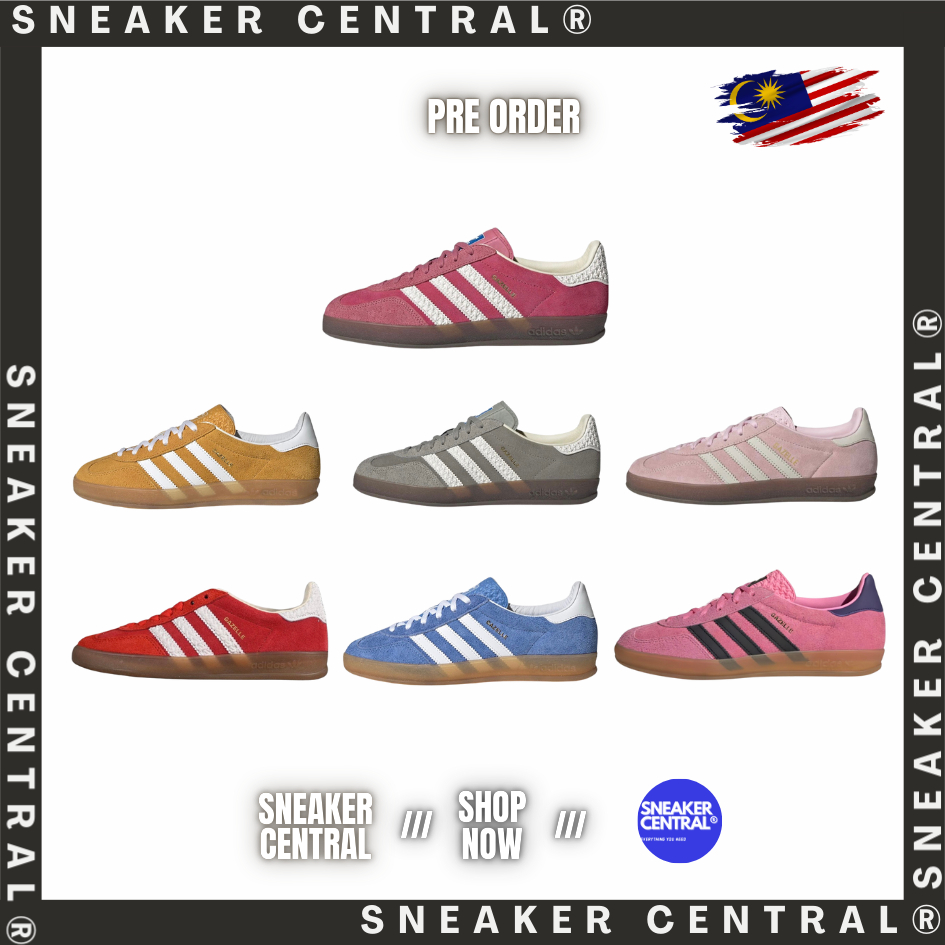 SNEAKER CENTRAL Gazelle รองเท้าผ้าใบผู้ชายและผู้หญิงสีทั้งหมด