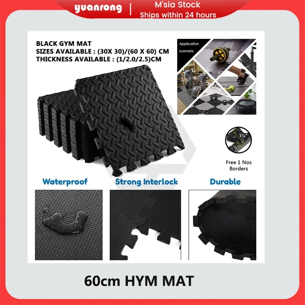 60x60x2 ซม./2.5 ซม.ปริศนา GYM MAT GYM MAT ยาง MAT Playmat การออกกําลังกาย EVA โฟมปริศนา Playmat Craw