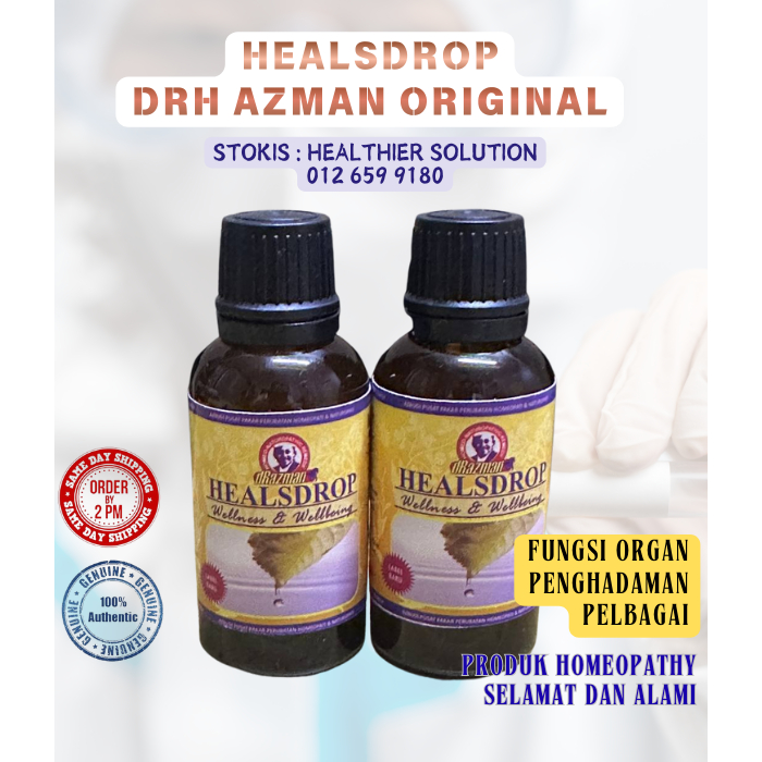 HEALSDROP REMEDI DRH AZMAN FUNGSI ORGANG PELBAGAI SHIP OUT DAILY