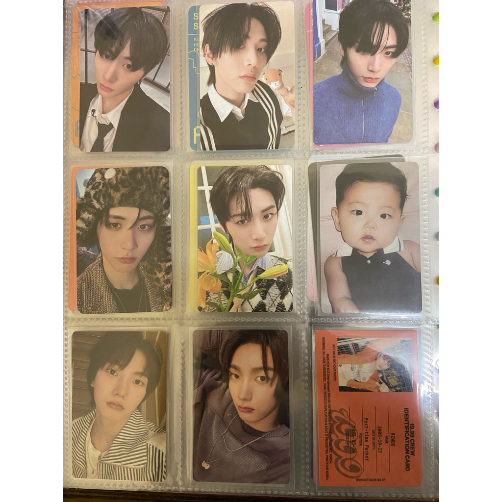 BOYNEXTDOOR โฟโต้การ์ดอย่างเป็นทางการ boynextdoor jaehyun Sungho Riwoo