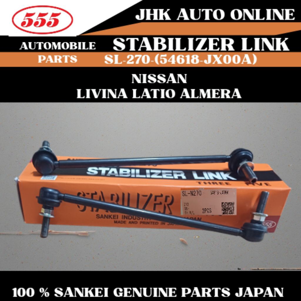 SL-N270 STABILIZER LINK FRONT NISSAN LIVINA LATIO ALMERA THREE ห้าราคาสําหรับ 1 ชุด
