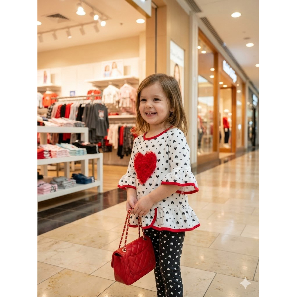 GIRL OUTFIT SET 1-6Y GIRL RUFFLE