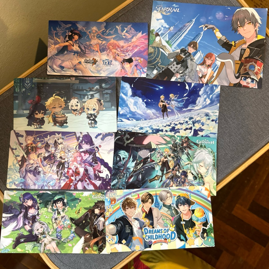 [ใหม่] HoYoVerse miHoYo Games Genshin Impact, StarRail, Tears of Themis, Honkai Impact 3rd Collectib