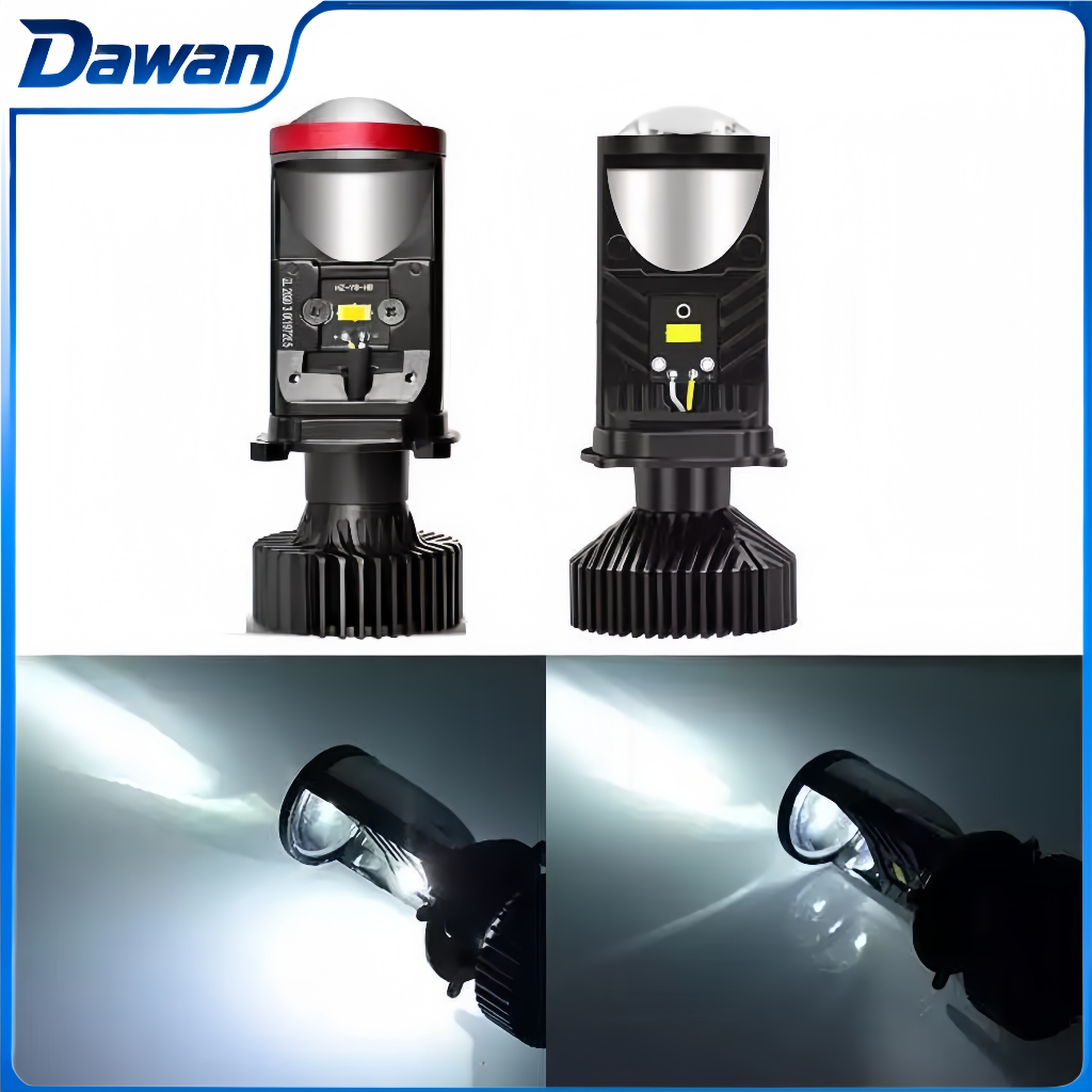 Y6D Y7D ไฟหน้ารถ H4 เลนส์ไฟหน้ารถยนต์ไฟฟ้า LED High-Power สูง/ต่ําไฟด้านหน้า