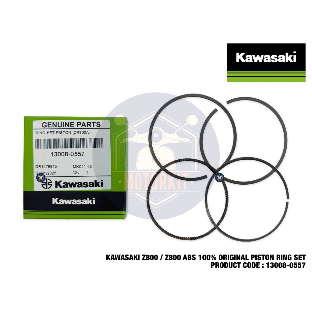 KAWASAKI Z800 Z800 ABS Z 800 PISTON RING SET 13008-0557