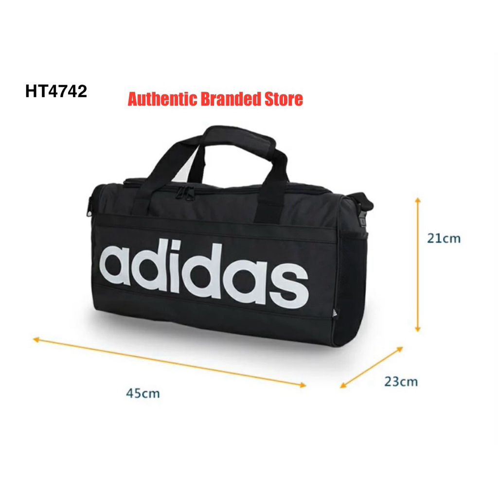 ( ป้า )Adidas Linear Duffel Bag ช่องใส่รองเท้าด้านใน