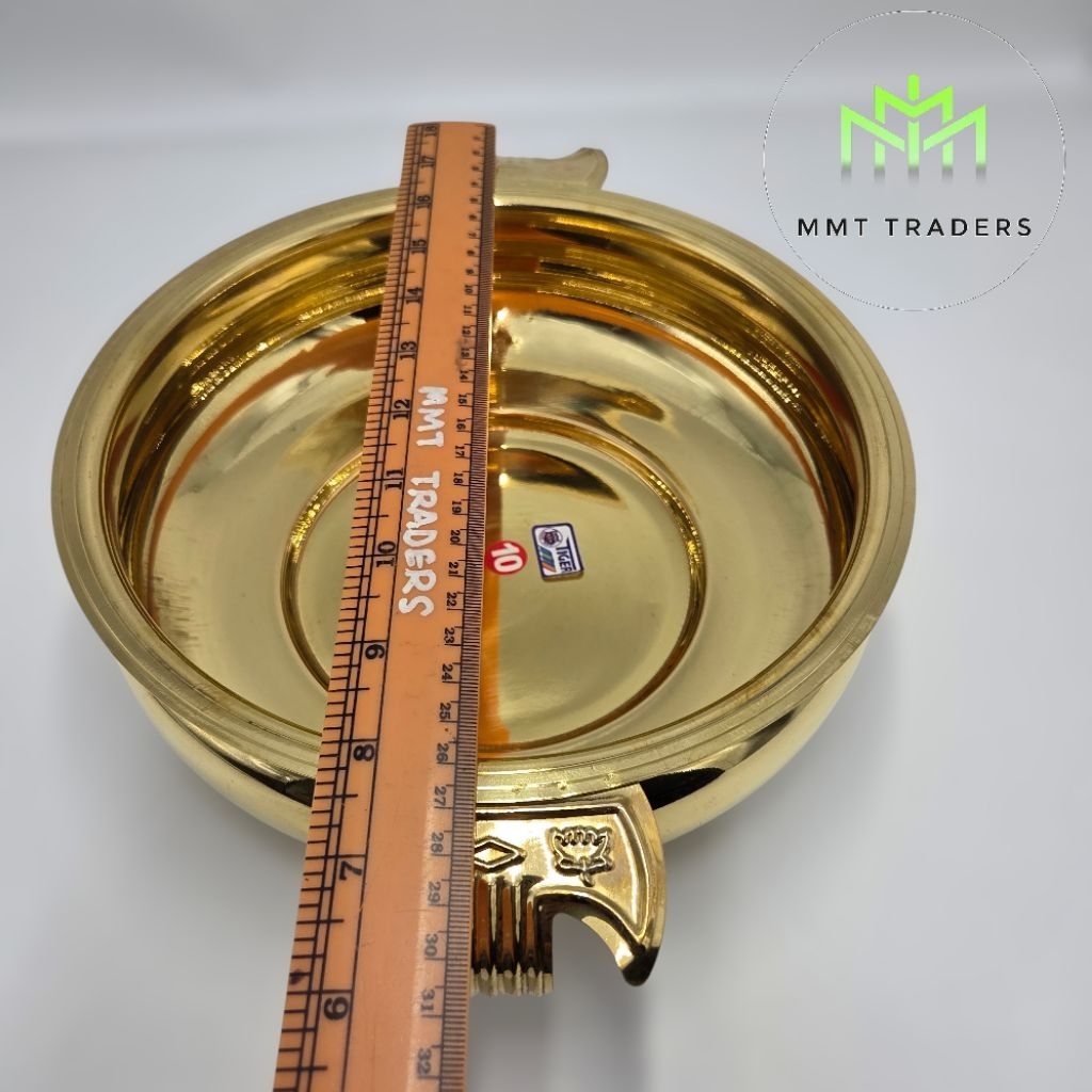 ชามอุไรน์ทองเหลืองสําหรับดอกไม้ลอย – Uuruli ตกแต่งสําหรับบ้าน, Poija, Diwali & Festive Decor