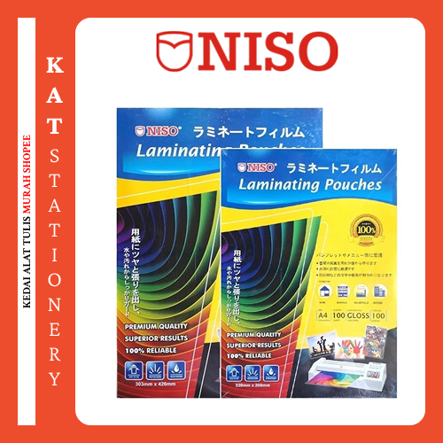 ฟิล์มเคลือบ NISO A4 & A3 LF100/LF200 (100s)