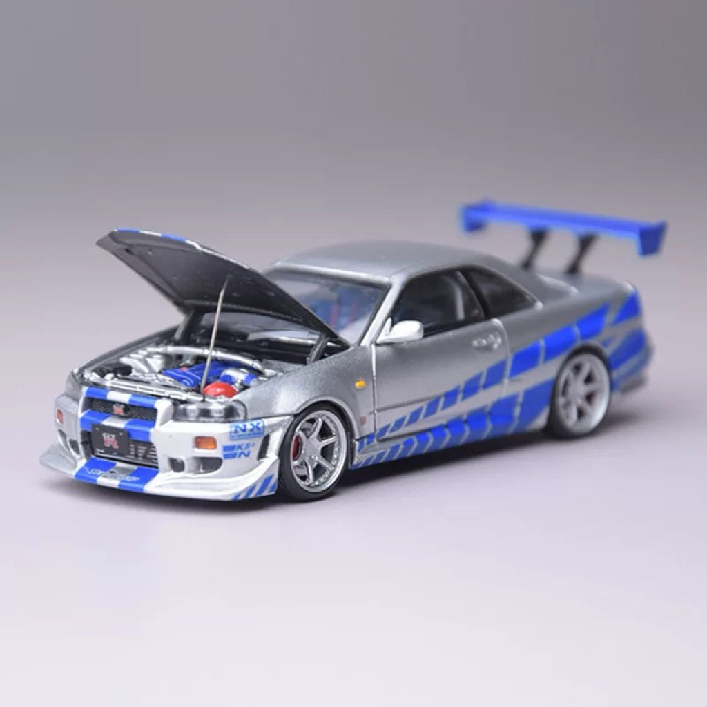 Focal Horizon_FH Nissan Skyline GT-R R34_2 Fast 2 Furious_Fast And Furious_Paul Walker Car (Diecast 