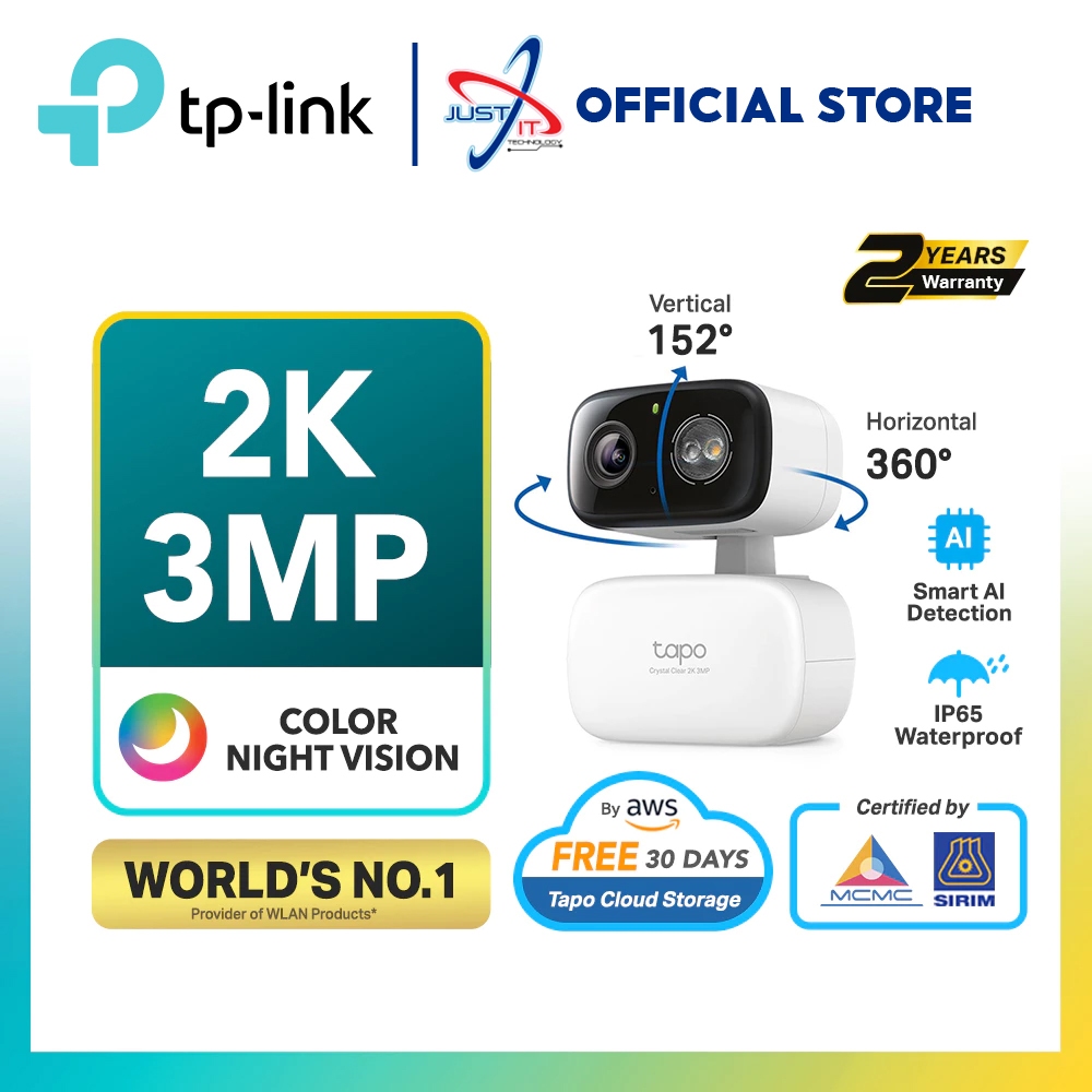 TP-LINK TAPO C216 INDOOR / OUTDOOR HOME SECURITY WI-FI CAMERA