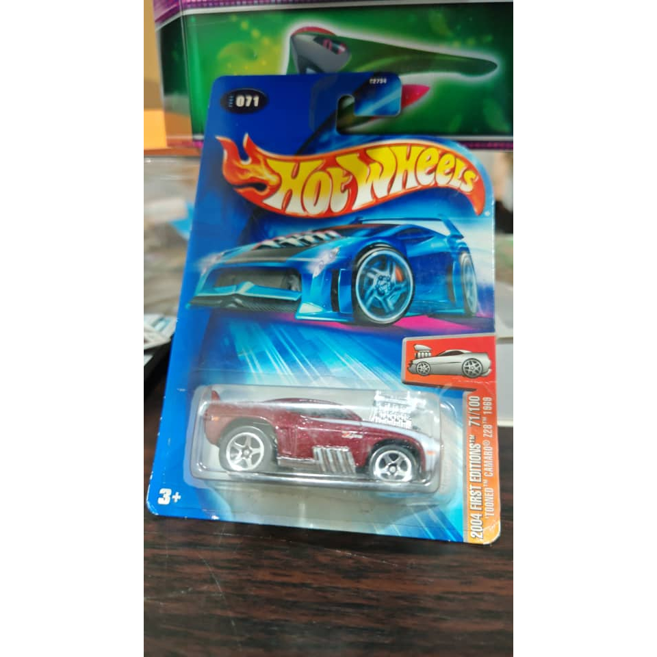 HOT WHEELS TOONED CAMARO Z28 1969 2004 FIRST EDITIONS 2003 MATTEL