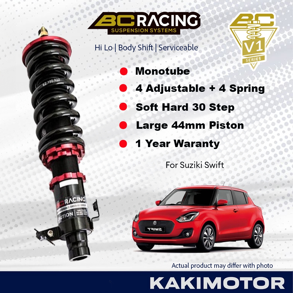 SUZUKI SWIFT ZC31S ZC21-BC RACING V1 SIRI SUSPENSI BOLEH LARAS (รุ่น VN)