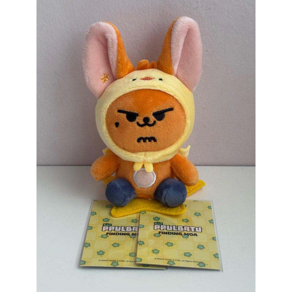 TXT Yeonjun Hwang Choon Ppulbau พวงกุญแจตุ๊กตาอย่างเป็นทางการและโฟโต้การ์ด