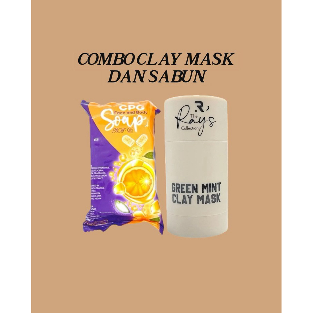 COMBO CLAY MASK AND SOAP โดย CPG