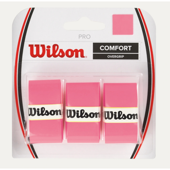 Wilson Pro Comfort Overgrip x3 สีชมพู WRZ4014PK 2512314900