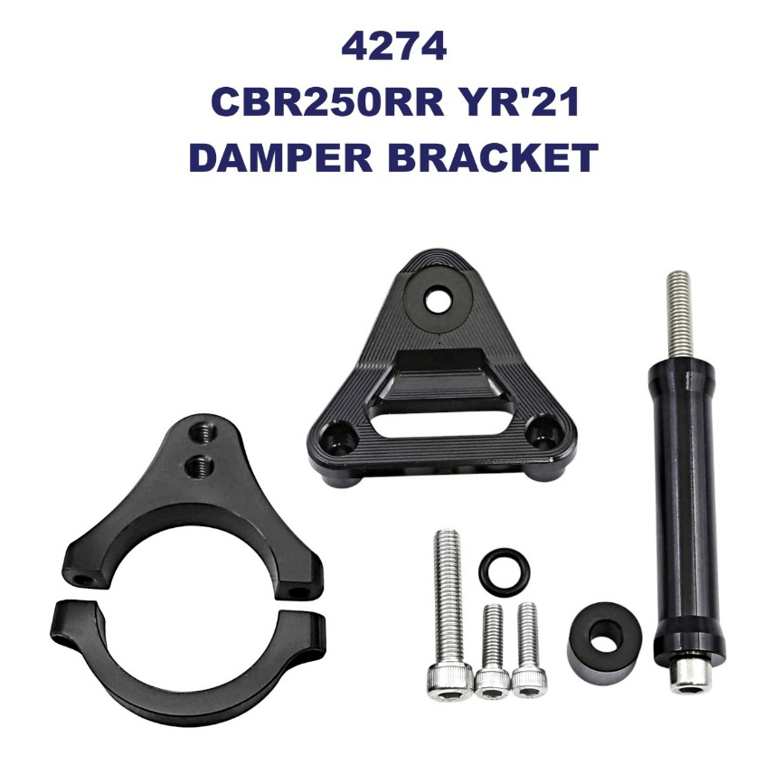 HONDA CBR250RR YEAR 2021 STEERING DAMPER BRACKET PNP สําหรับ OHLINS YSS RCB PROFENDER SMRT DAMPER
