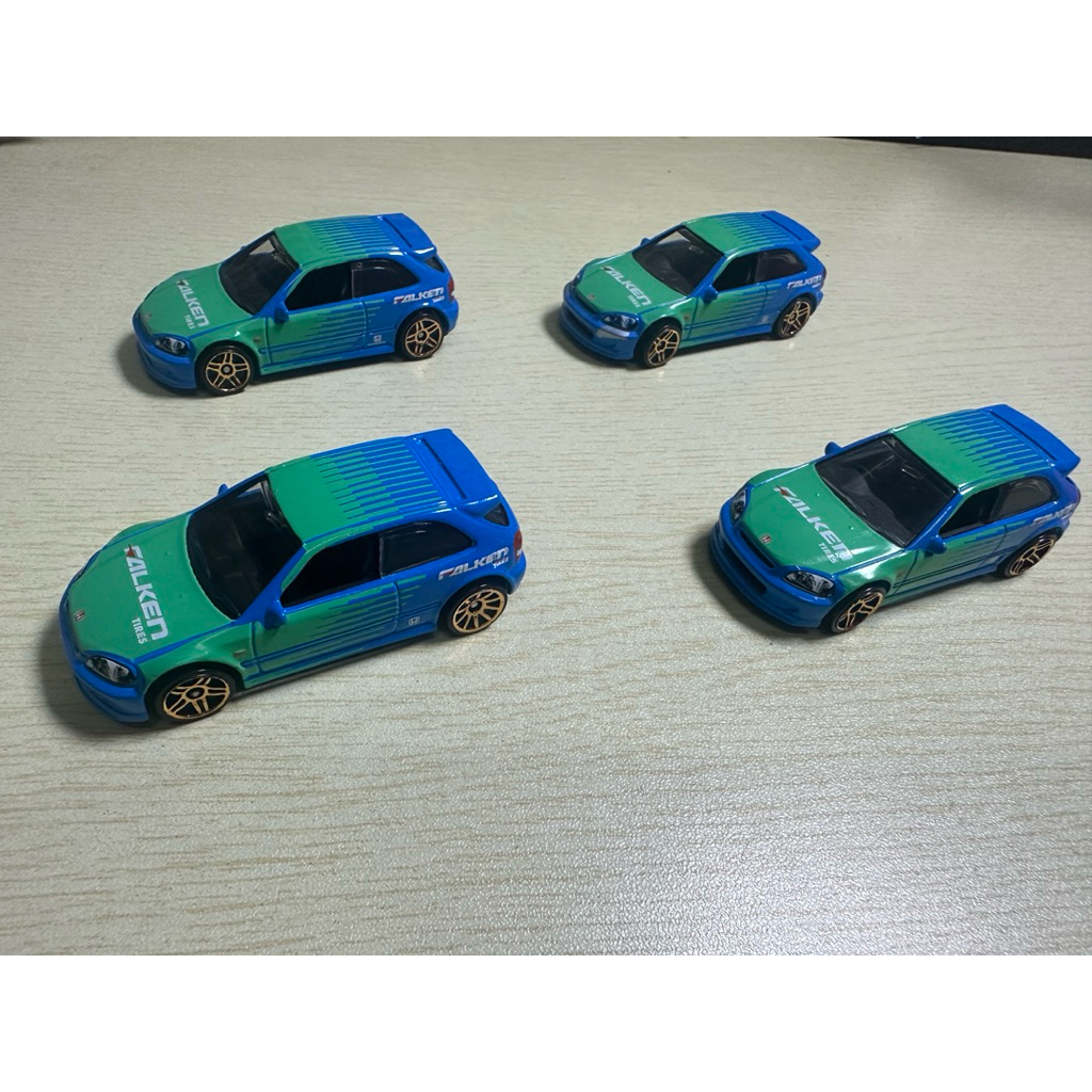 HOTWHEELS 99 HONDA CIVIC TYPE R EK9 LOOSE ITEM