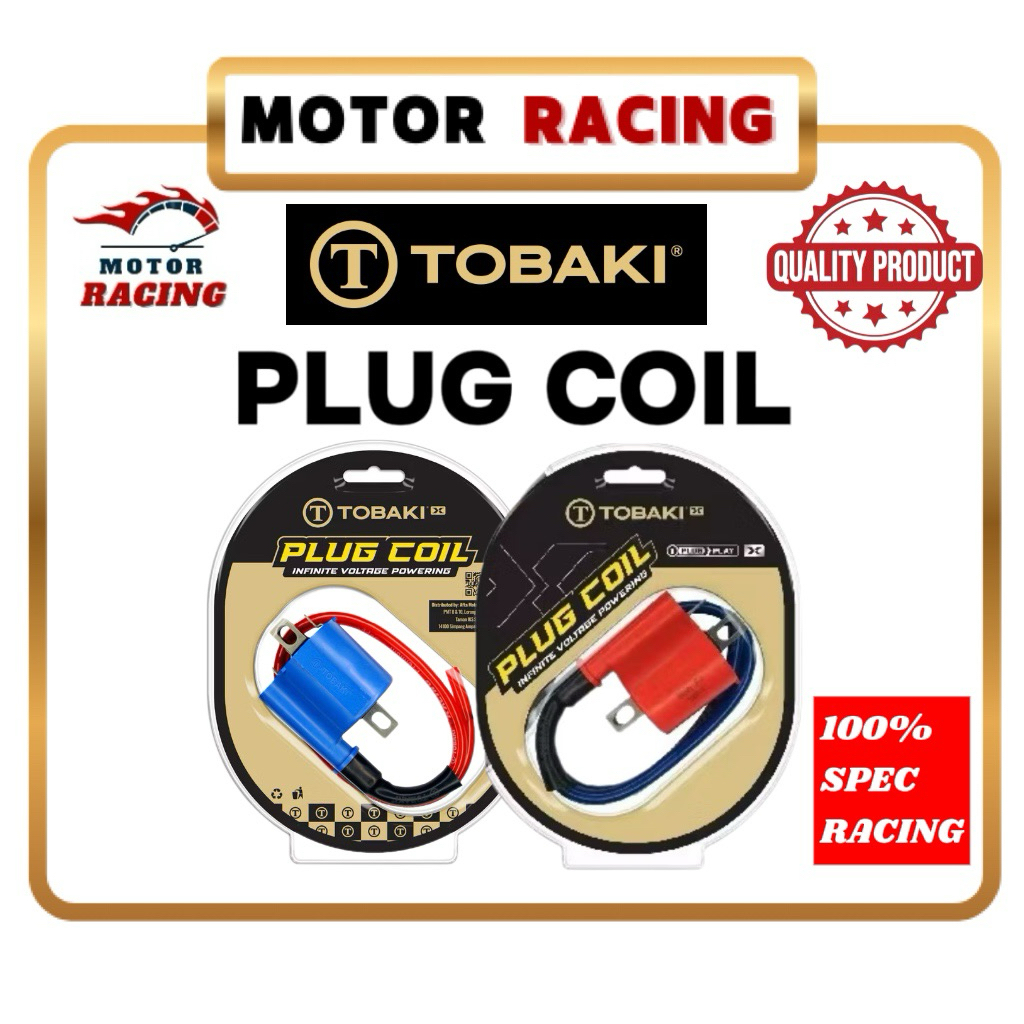 TOBAKI RACING PLUG COIL LC135 4S 5S /Y15ZR/RS150/RSX150/SRL115Fi/EX5/Wave100/VF3I/NVX155/FZ150I V1 V