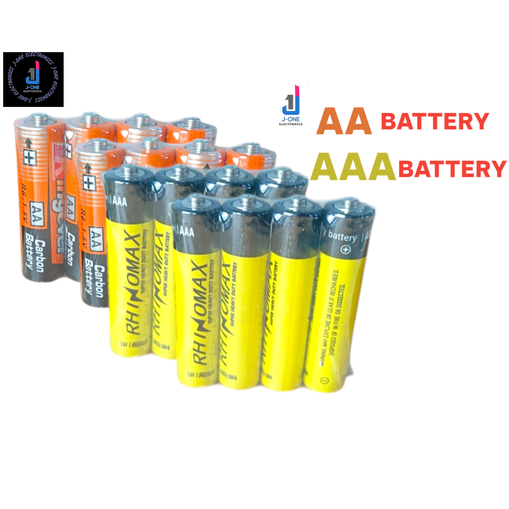 แบตเตอรี่ AA และ AAA สําหรับงานหนักเป็นพิเศษ 1.5V – 40 ชิ้นสําหรับรีโมทและของเล่นคุณภาพดี