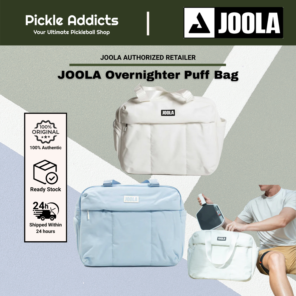 Joola Overnighter Puff Bag สีขาว บลูบรีซ