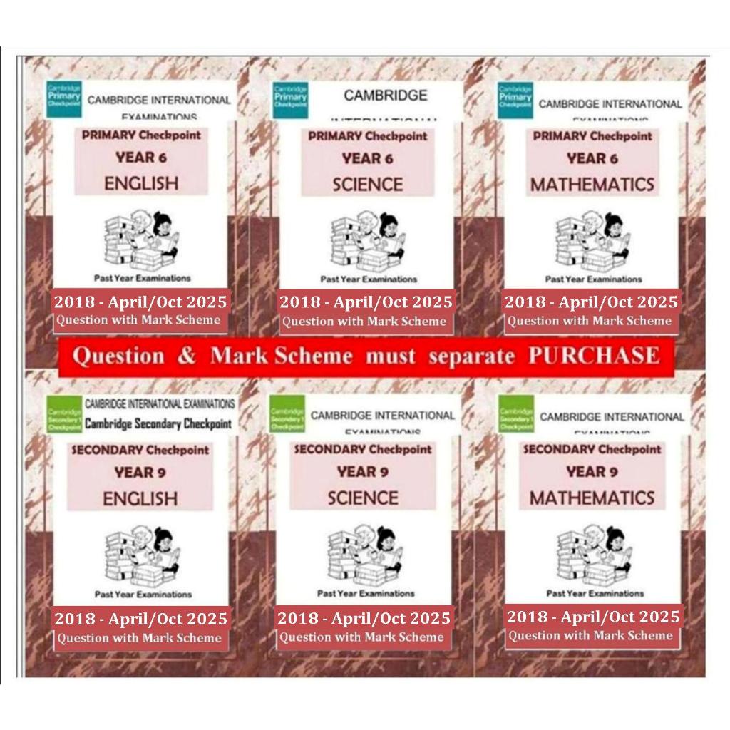 PRIMARY CHECKPOINT YEAR 6 & SECONDARY CHECKPOINT YEAR 9 ( 2018 เมษายน/Oct-2025 เมษายน/Oct )