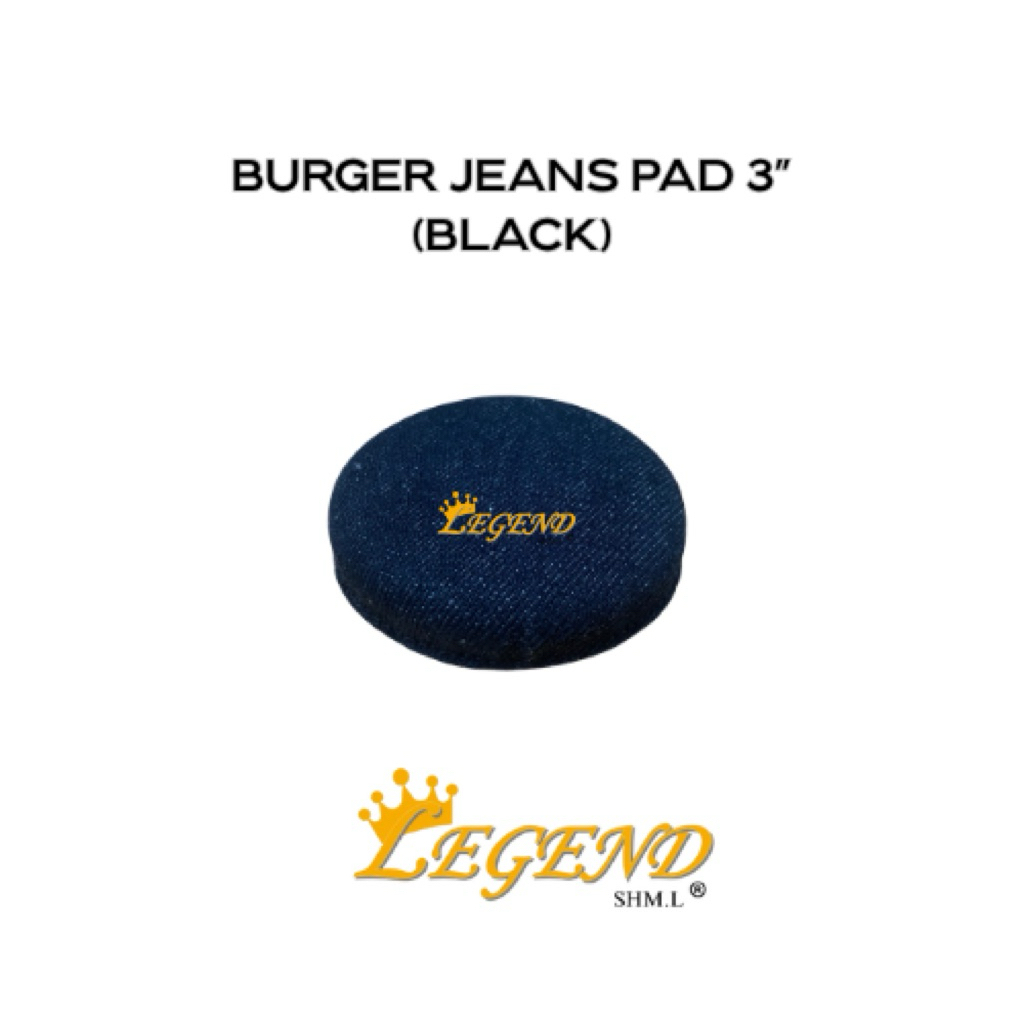 LEGEND BURGER JEANS PAD 3 (สีดํา)