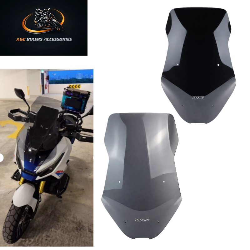 Honda XADV 750 V2/V3 กระจก WRS Design Visor กระจกรถจักรยานยนต์ 2021-2025yrs (54 ซม.) สูง