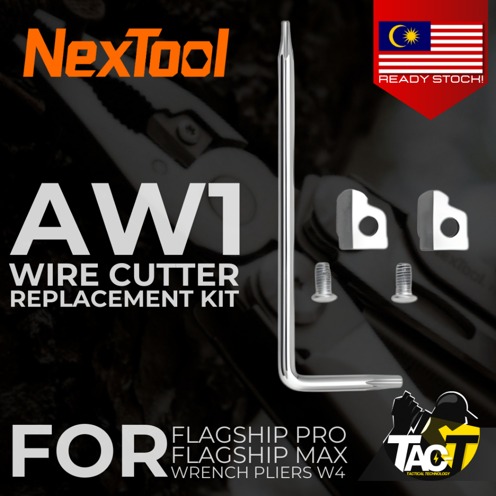 NEXTOOL ชุดเปลี่ยนเครื่องตัดสายไฟ AW1 - สําหรับ Flagship Pro / Flagship Max / ประแจ W4 Multitool - -