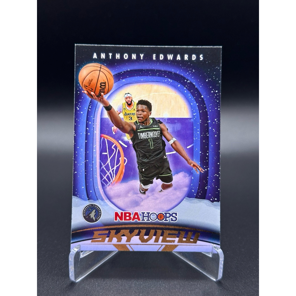 Panini Nba Card 24-25 Nba Hoops Anthony Edwards Sky Views