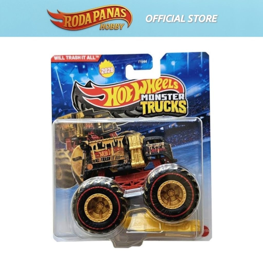 HOT WHEELS MONSTER TRUCK WILL TRASH IT ALL STH