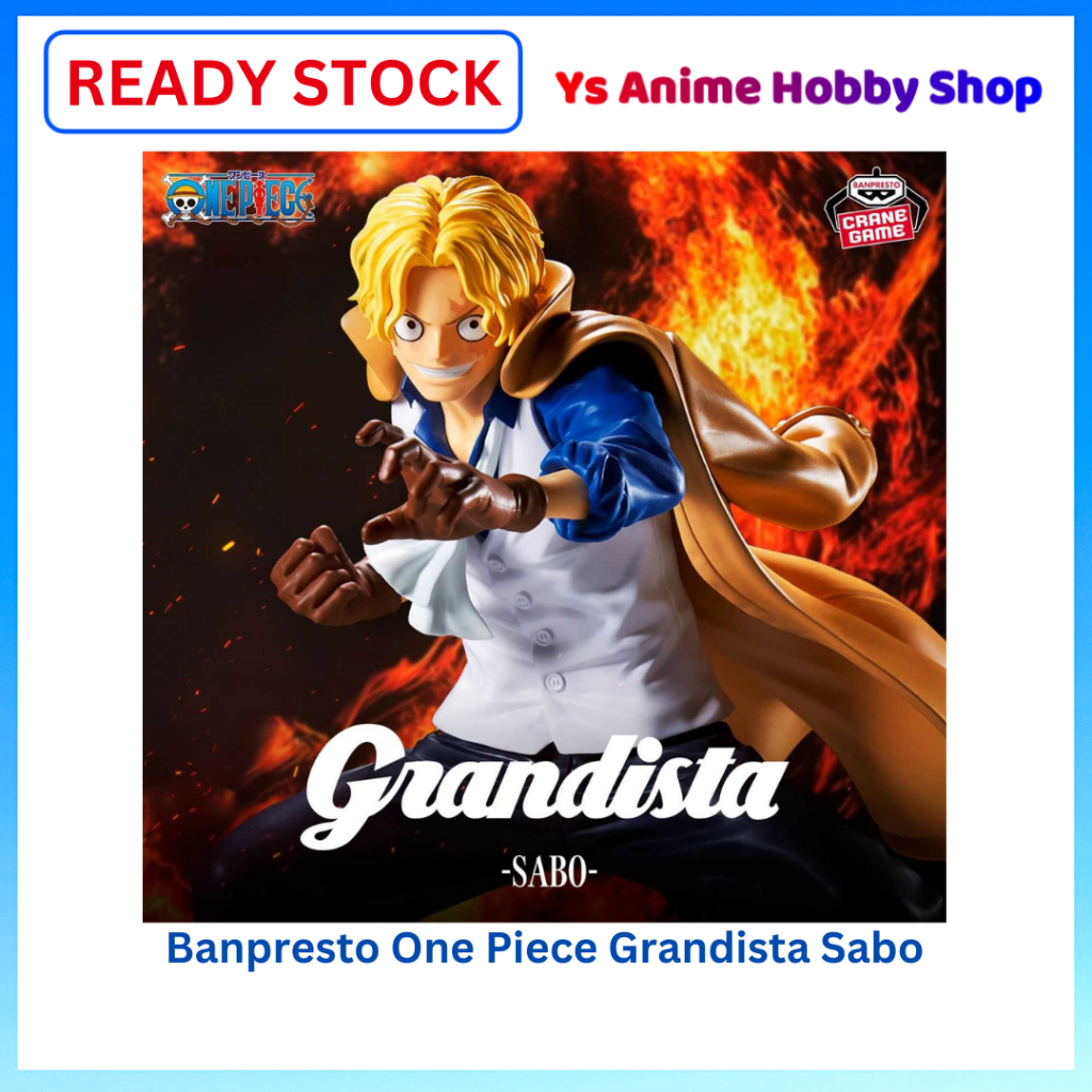 Banpresto One Piece Grandista Sabo Revolution Army Chief อะนิเมะ FIgure