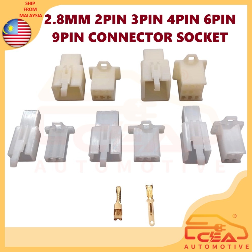 1 ชุด 2.8 มม.2PIN 3PIN 4PIN 6PIN 9PIN TERMINAL SOCKET CONNECTOR ทั่วไปสายไฟรถยนต์อัตโนมัติ WIRING