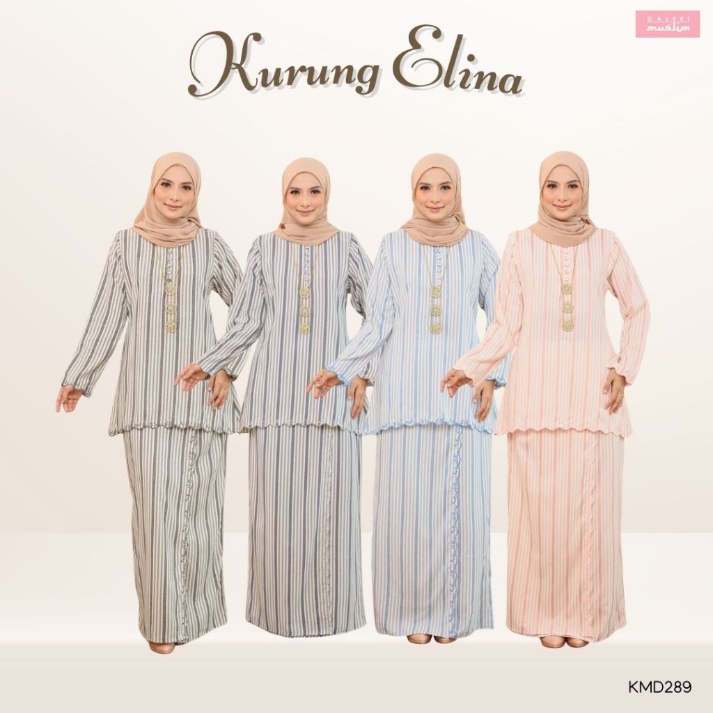 SERAHAUS Elina Kedah Kurung / แถบผ้าฝ้าย KEdah Kurung
