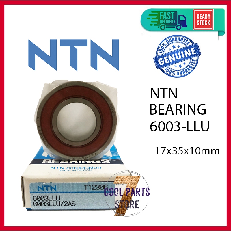 6003 LLU NTN แบริ่งไต้หวัน 6003-LLU (17 X 35 X 10mm)