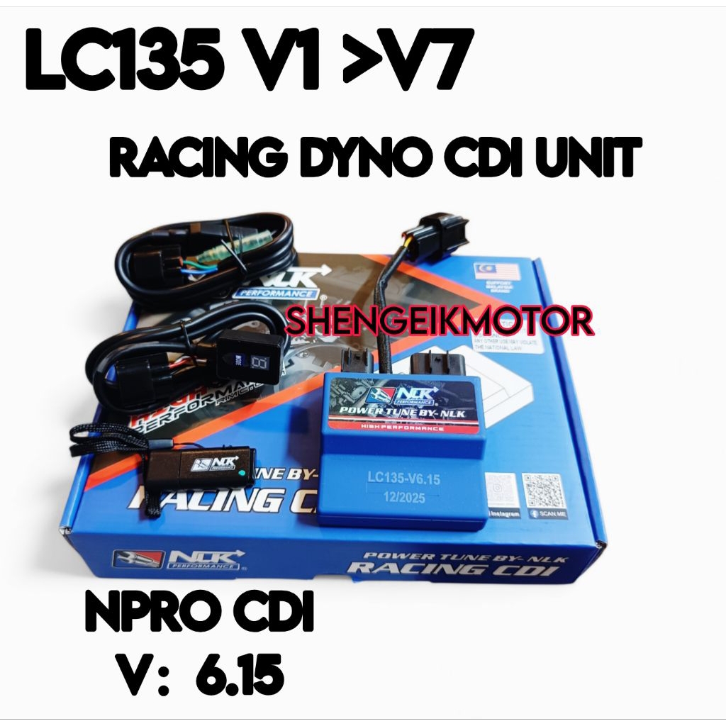 LC135 RACING DYNO CDI 16MAPS 9MODE NLK CDI LC135 PERFORMANCE