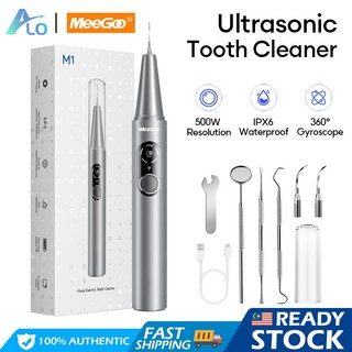MeeGoo Visual Ultrasonic Dental Scaler Tooth Tartar Remover 5-Speed Stain Eraser Calculus Cleaner
