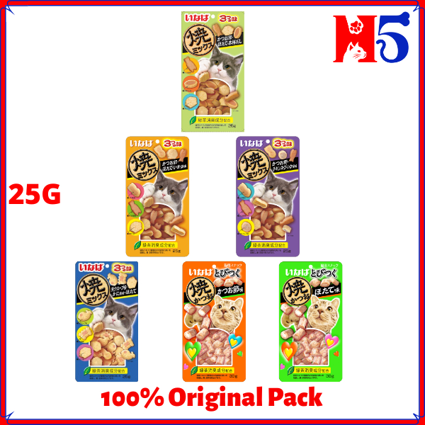 CIAO INABA Soft Bits 25G ขนมแมว/ ขนมแมว/ อาหารแมวแบบแห้ง