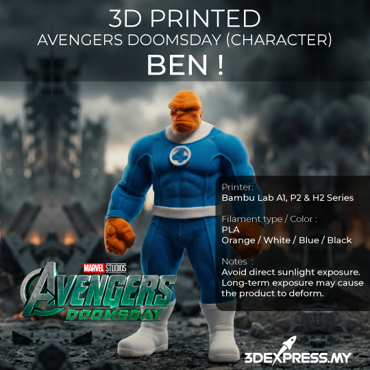 [3D PRINTED] ตัวละคร Avengers Doomsday - Ben