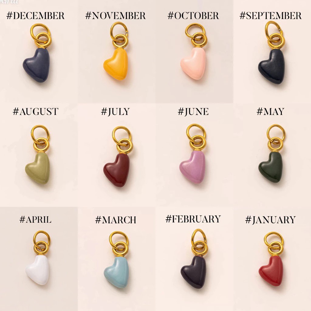 ลิปสติกรักสี LOVE CHARM BRACELET CHARM CUSTOM BRACELET GELANG CUSTOM BEADS