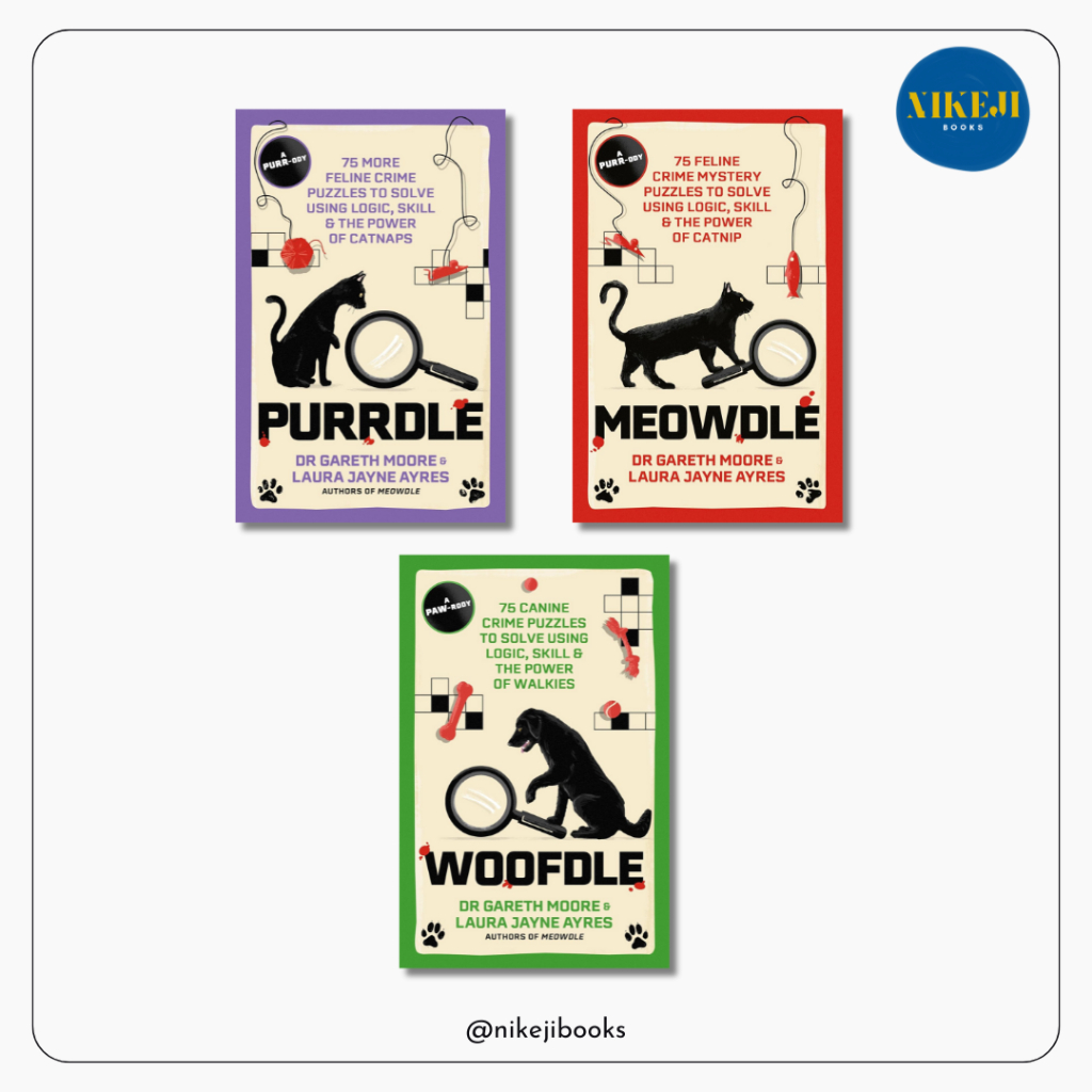 Meowdle: 75 Feline / Woofdle: 75 Canine / Purrdle: 75 More Feline โดย Gareth Moore