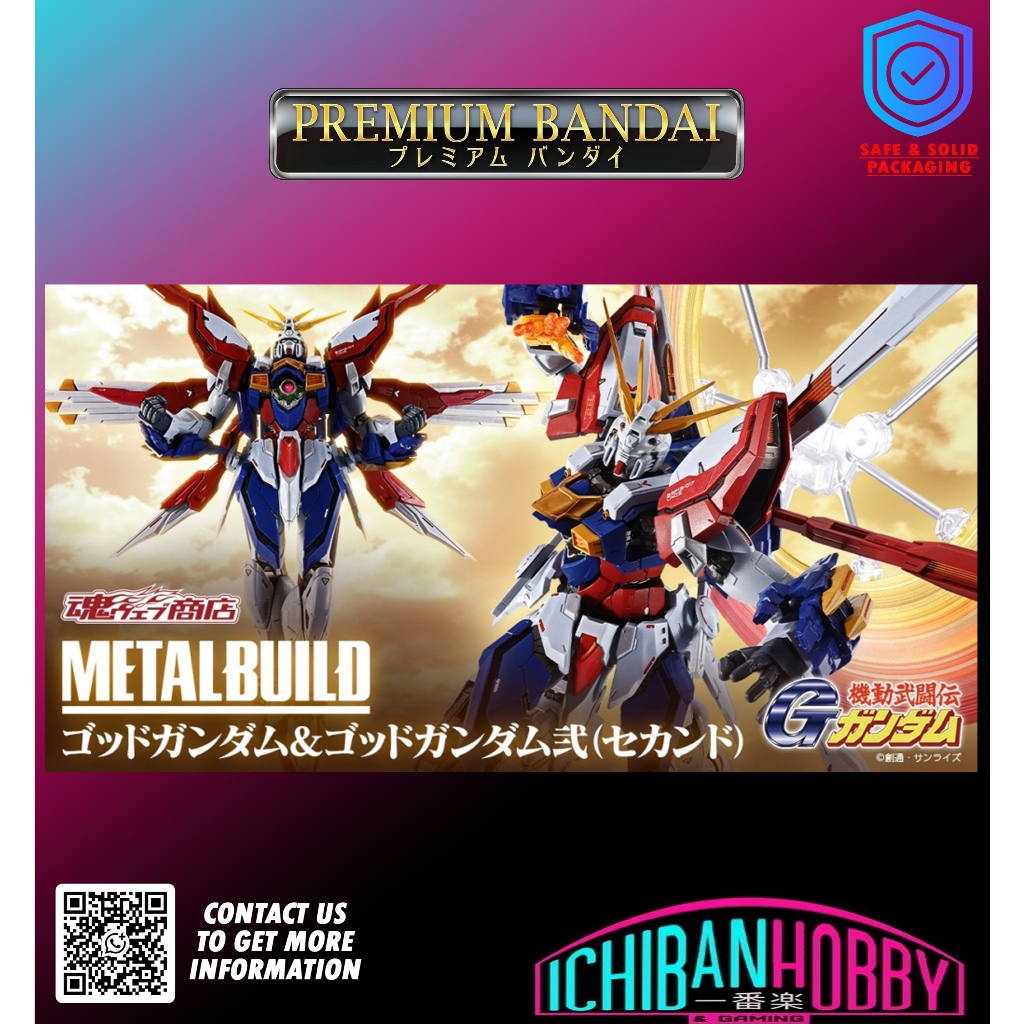P-BANDAI METAL BUILD BURNING GUNDAM & BURNING GUNDAM SECOND (GED GUNDAM)