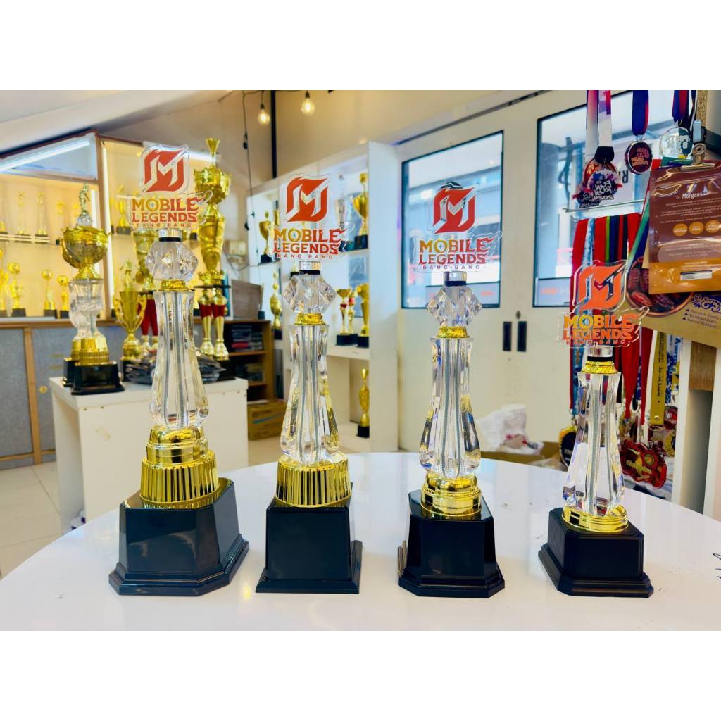 ถ้วยรางวัล esport ML เกม pala ตํานานมือถือ ถ้วยรางวัล เกม esport MLBB Esport MLB 4 Saiz Ketinggian B