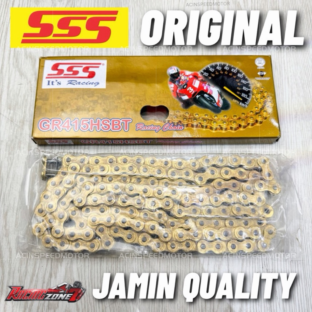 TRIPLE S RANTAI 415 HSBT 132L / SSS RANTAI 415 132L/ SSS RK CHAIN GOLD 415/ SSS RANTAI GOLD