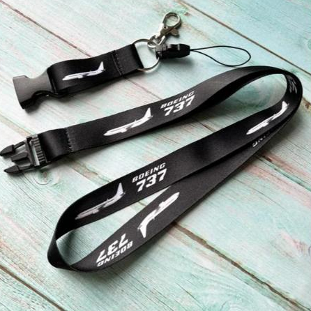 [KEDI LOKAL ] Boeing 737 Lanyard Premium Model Aircraft Aviation
