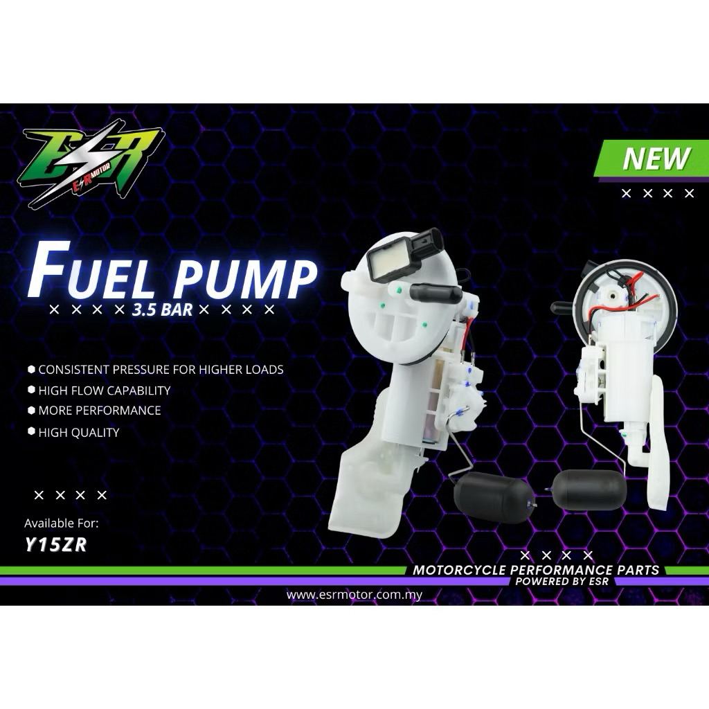 ESR MOTOR RACING FUEL PUMP Y15ZR 3.5 BAR 4.0 XMAX BAR