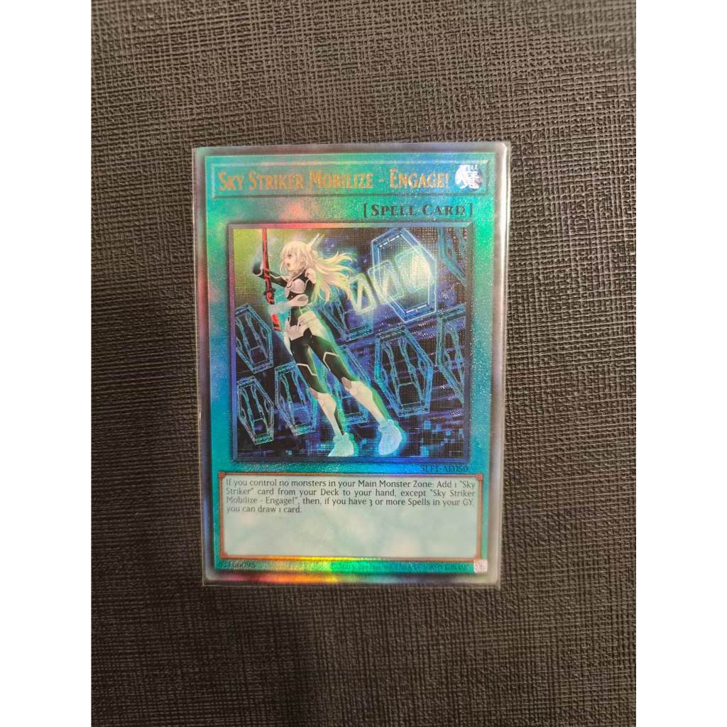 Yugioh : SLF1-AE050 Sky Striker Mobilize - อังกฤษ! (UR/SCR/UTR/P)