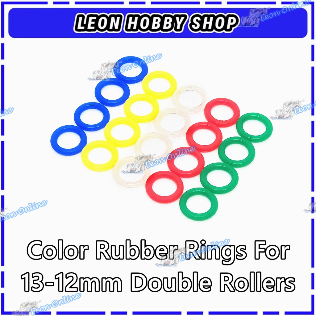 ยางสี O แหวนสําหรับลูกกลิ้งอลูมิเนียมคู่ 13-12 มม. สําหรับ Tamiya Mini 4WD